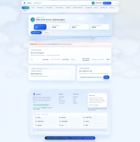 H-TPL25 member dashboard preview